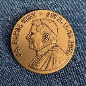 Commemorative Papal Visit Coin